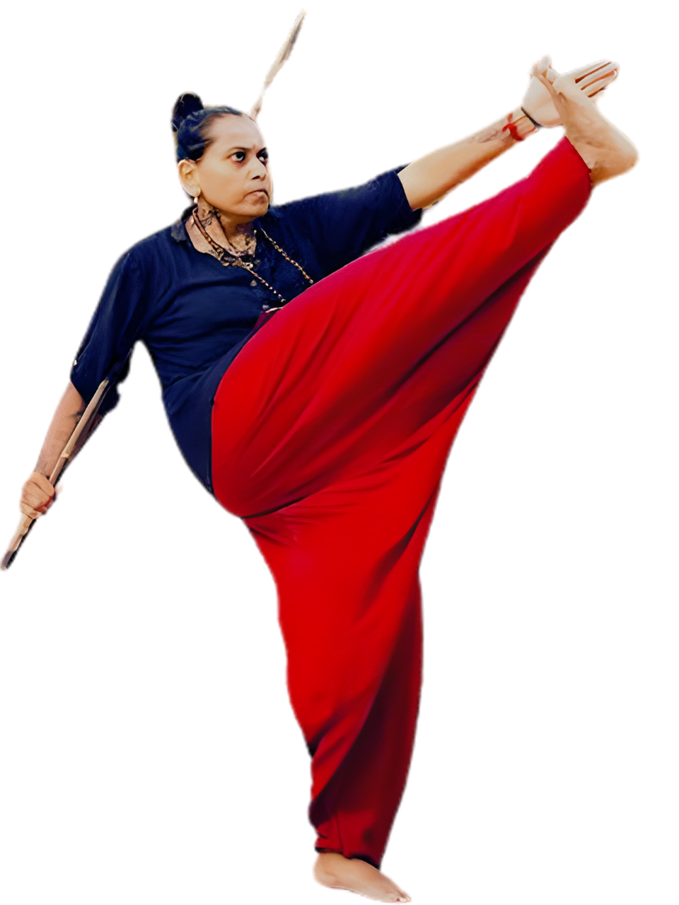 Rathi Priya High Kick Standing Toe Touch